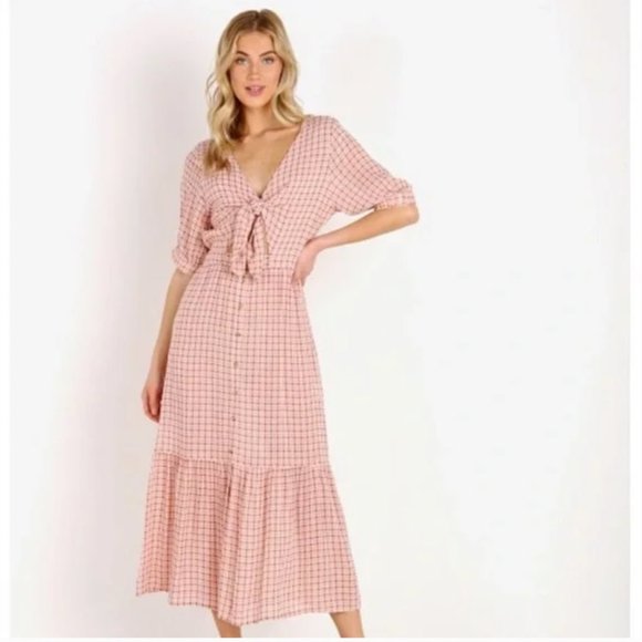 Faithfull The Brand Maple MIDI Dress - Picture 2 of 8